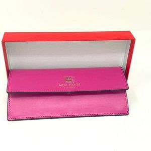 Kate Spade New Pink Amelia Sawyer Leather Wallet